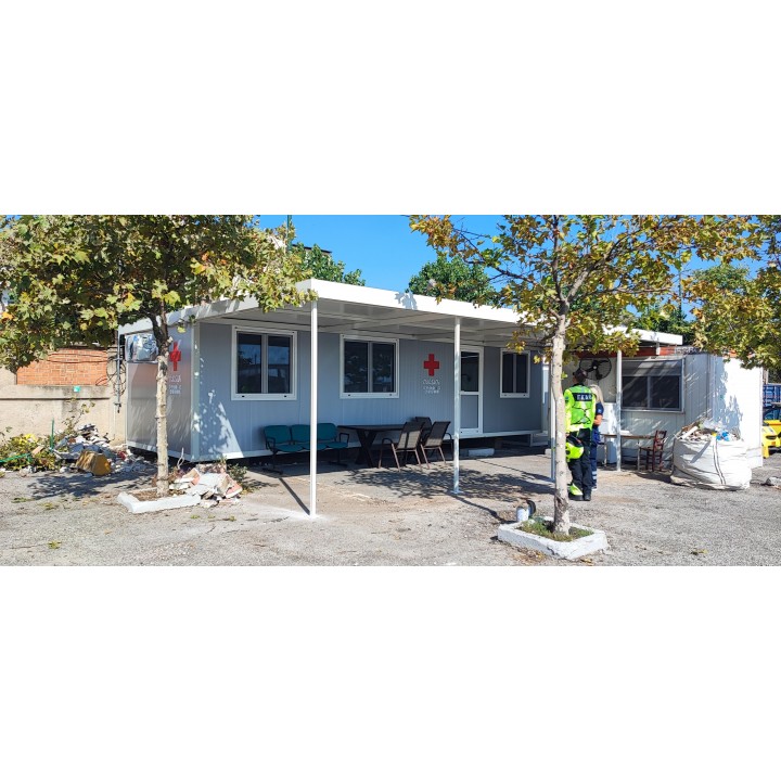 Removal and/or installation of Oikiskos shelter