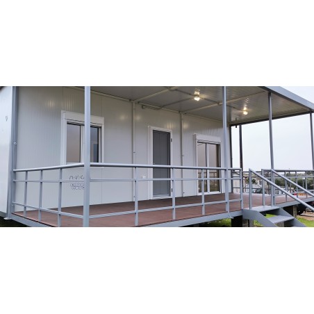 Canopy With Support Columns and Deck width 3.00