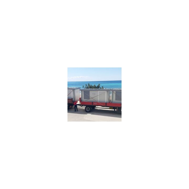 Transportation with trucks without crane per km...