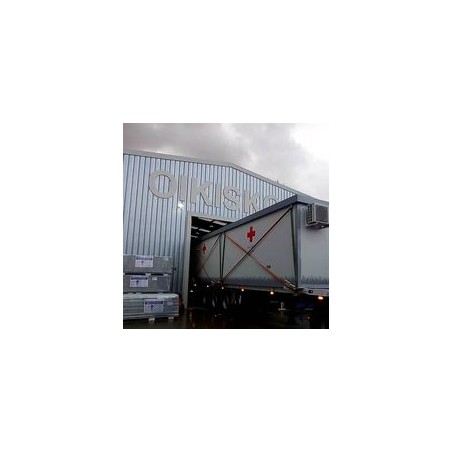 Transportation with trucks without crane per km from Thessaloniki