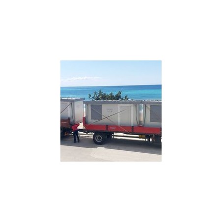 Τransportation with trucks without crane per km from Athens