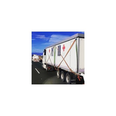 Τransportation with trucks without crane per km from Athens