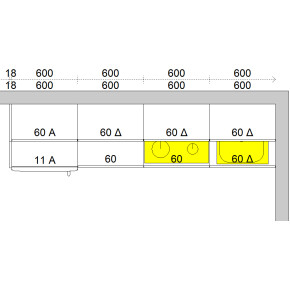 Kitchen Unit 2.40x0.6x2.40... 2