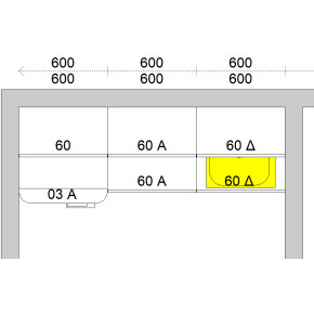 Kitchen Unit 1.80x0.6x2.40... 2
