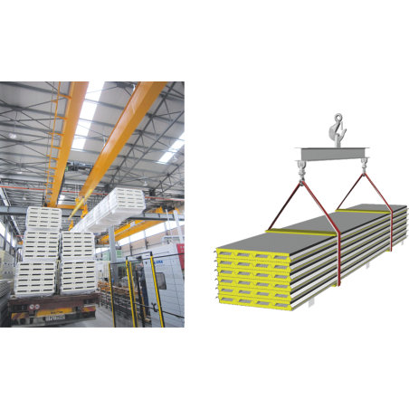 4-peak polyurethane ceiling panel PR-4T 39/333