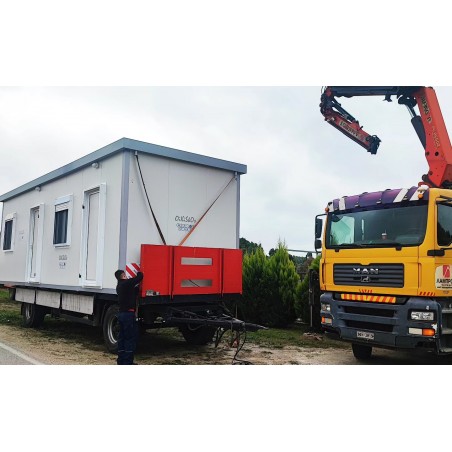 Combined oikiskos Transportation - Crane - Installation