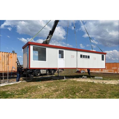 Combined oikiskos Transportation - Crane - Installation