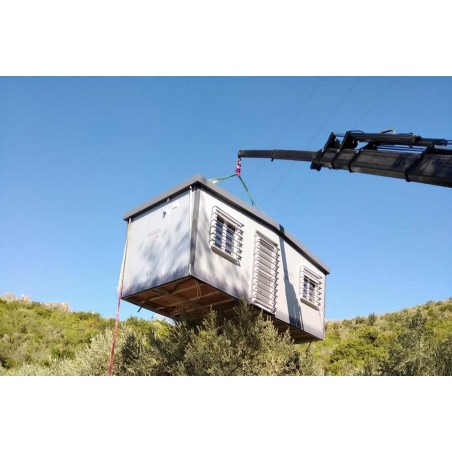 Combined oikiskos Transportation - Crane - Installation