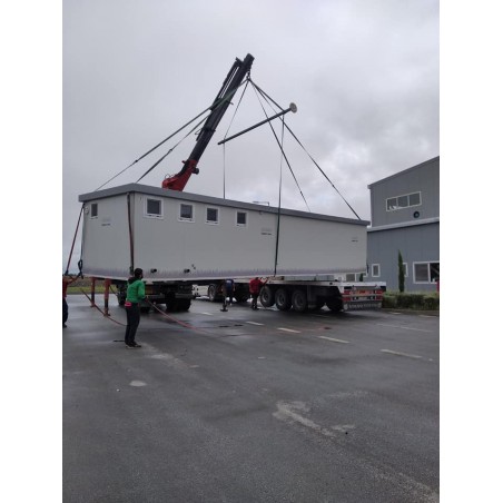 Combined oikiskos Transportation - Crane - Installation