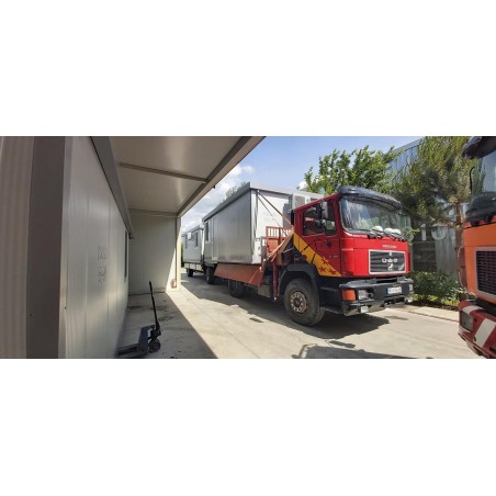 Transportation with trucks equiped with crane per km from Thessaloniki