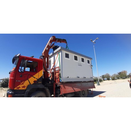 Transportation with trucks equiped with crane per km from Thessaloniki