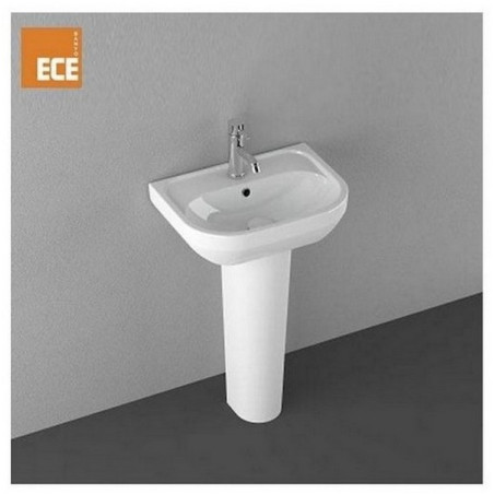 Νιπτήρας Ece Rossa λευκός επίτοιχος 56X40 εκ