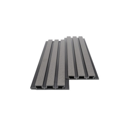 3D Wall Panel with Picket Fences Grey  290X17,6X,25 cm
