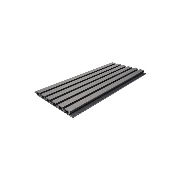 3D Πάνελ Τοίχου με Πηχάκια Γκρι 290X17,6X,25 εκ