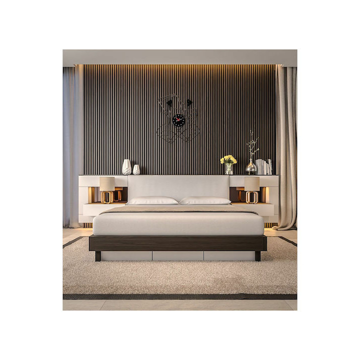 3D Wall Panel with Picket Fences Grey...
