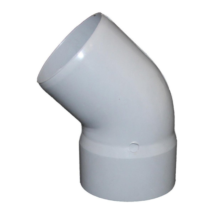 45° Elbow Grey Drainage Pipe 6 atm