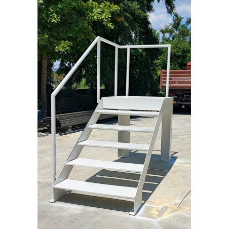Metal stair