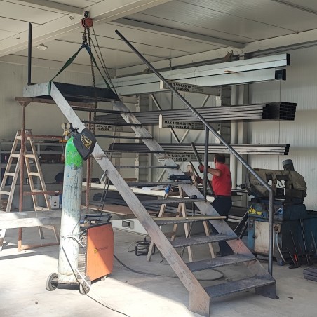 Metal stair