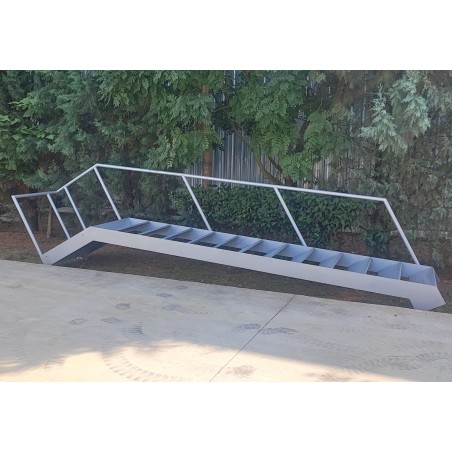 Metal stair
