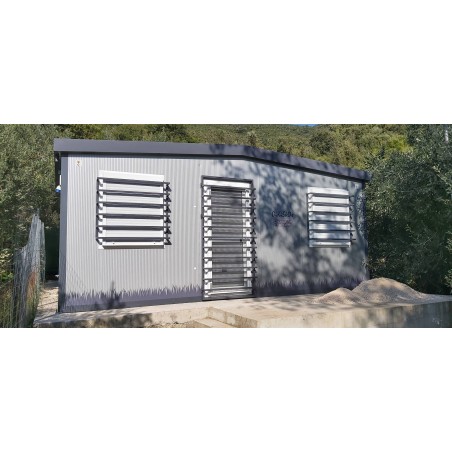 Οpening door metal railing 1,10X2,00X0,15